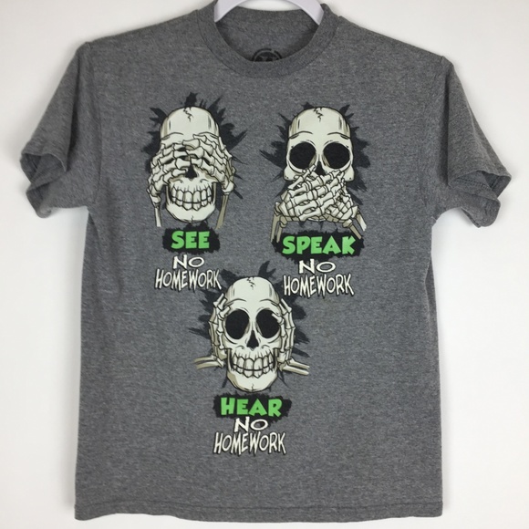 Boys Homework Graphic Tee - Picture 1 of 7